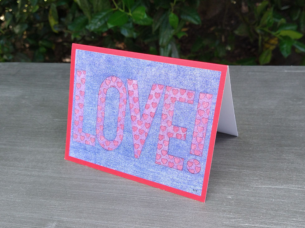 Love Card (Red)