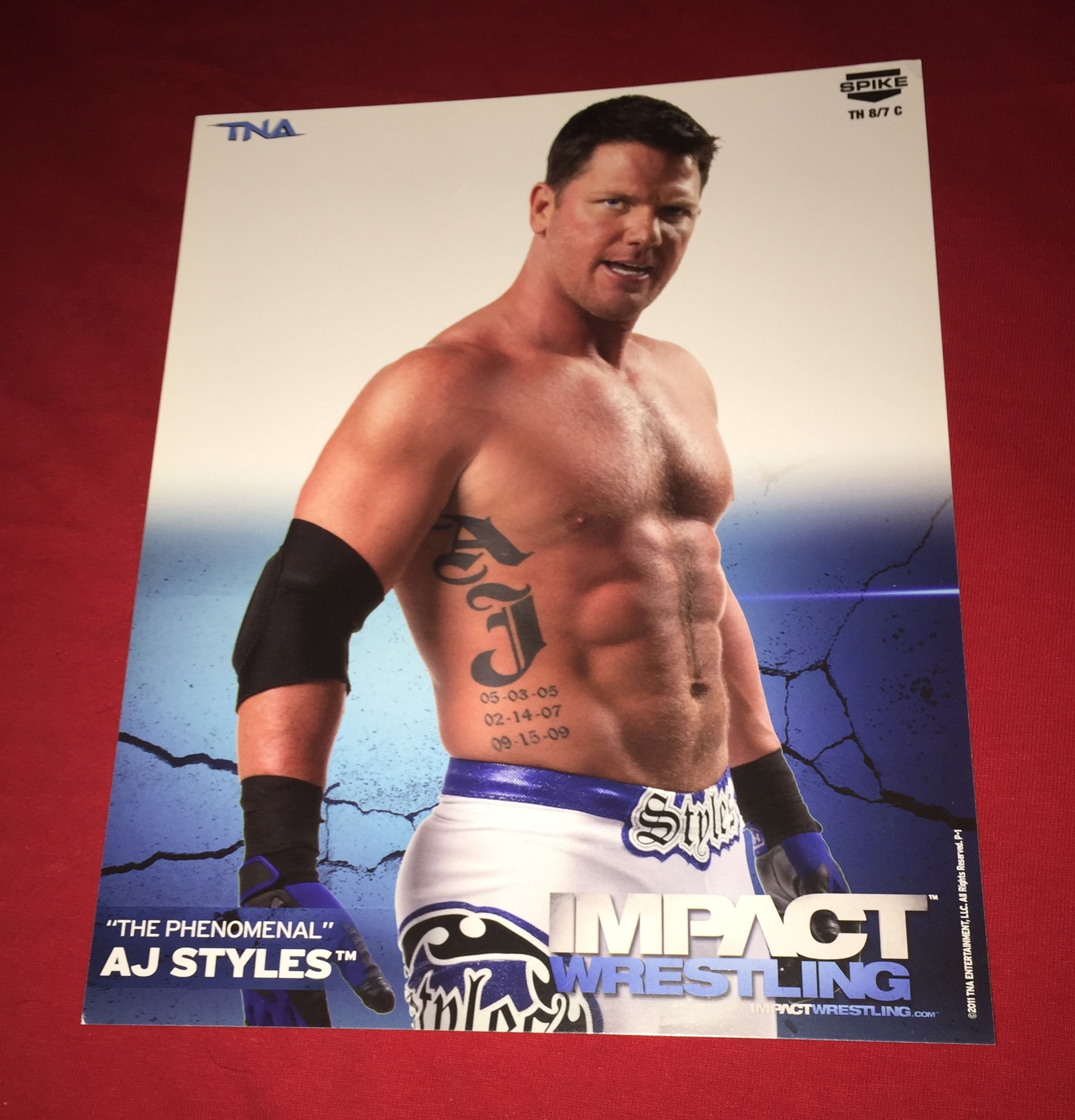 AJ Styles 8x10 Promo Photo