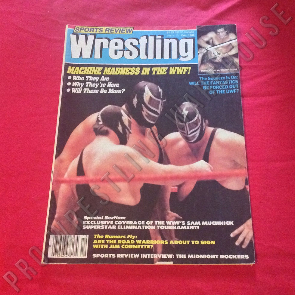 Sports Review Wrestling - December 1986