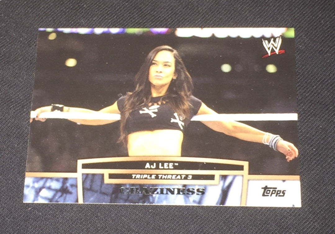 AJ Lee WWE Wrestling Trading Card