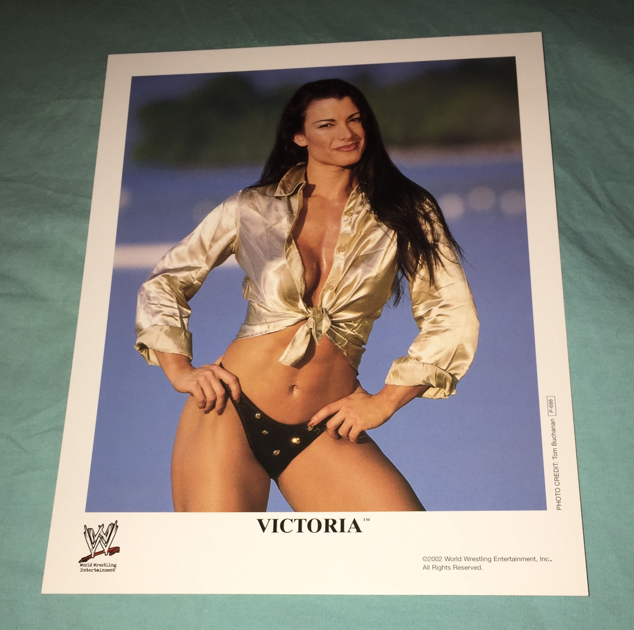 Victoria WWF/WWE Promo Photo P-688 (2002)  