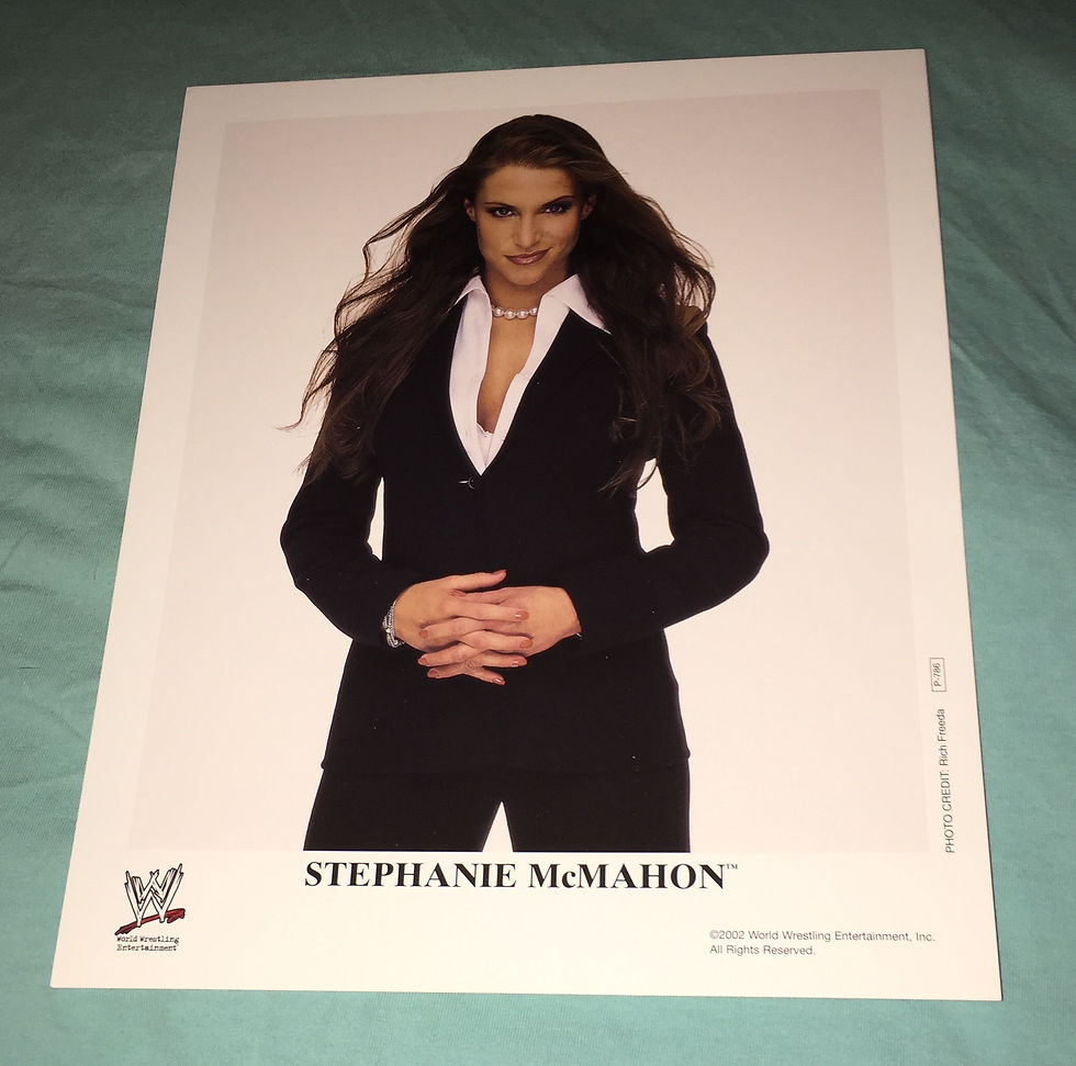 Stephanie McMahon WWF/WWE Promo Photo P786 (2002) pww