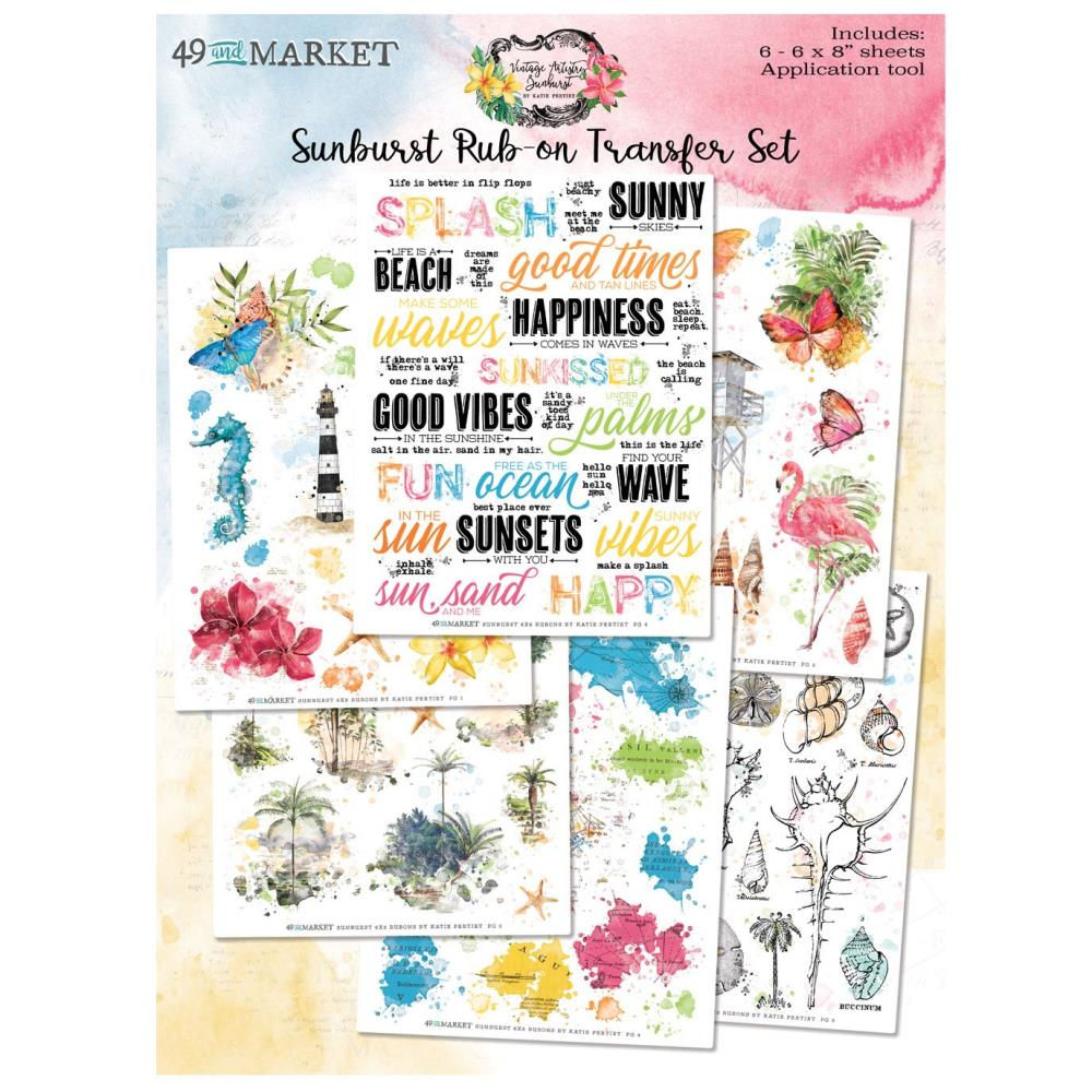 Vintage Artistry Sunburst Rubon Collection