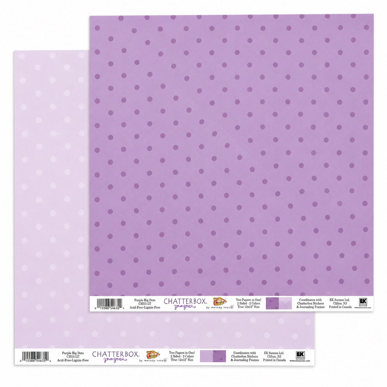 Purple Big Dots paper