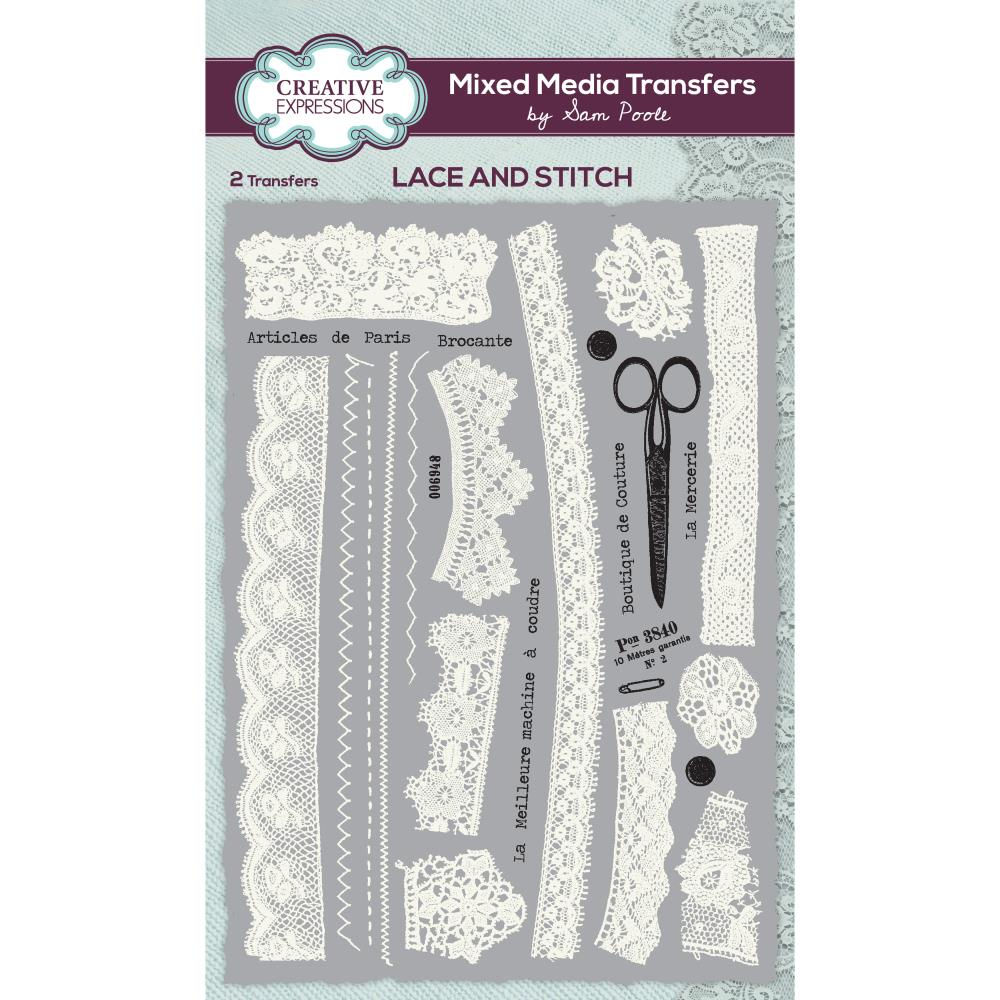 Lace & Stitch transfers