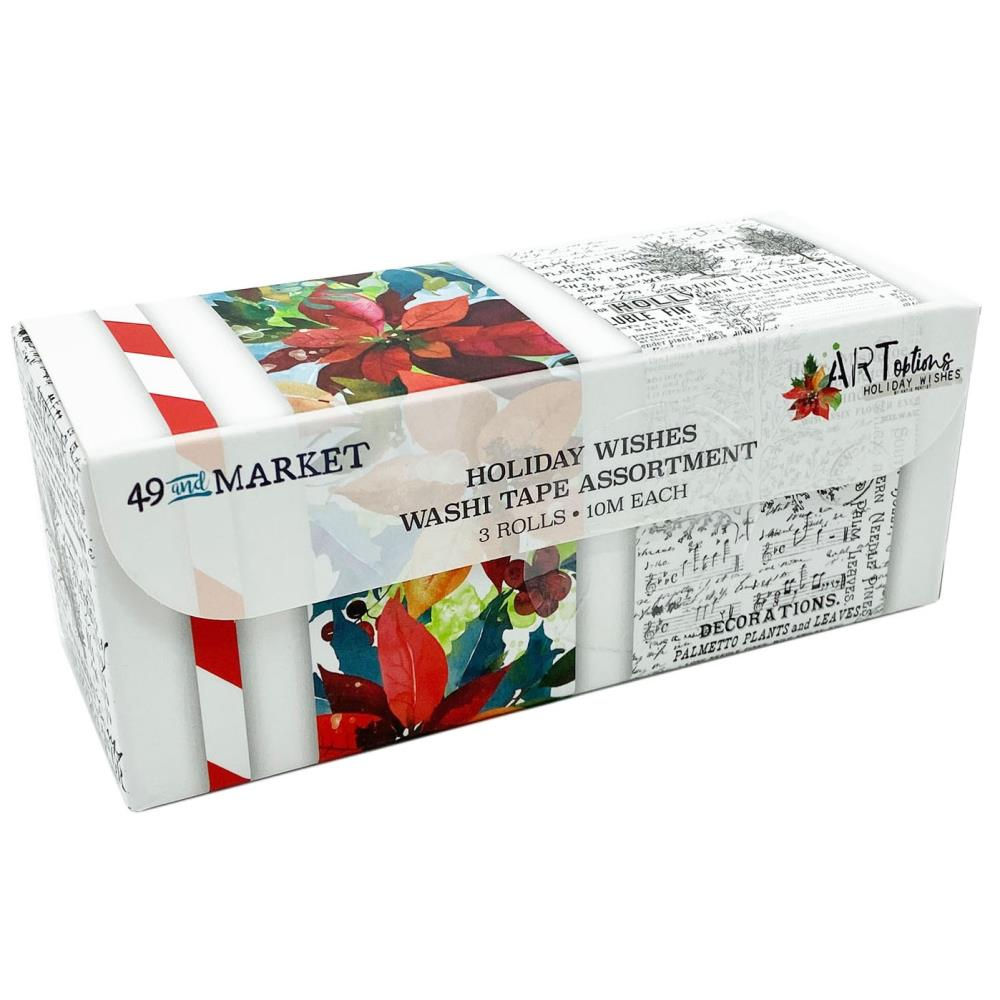 ARToptions Holiday Wishes Washi Tape Set 3/Pkg