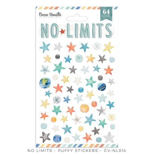 No Limits - Puffy Stickers