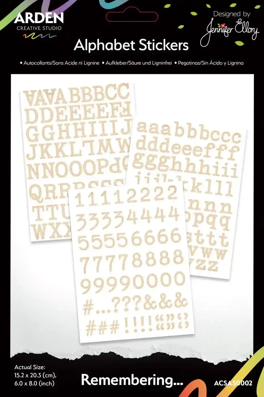 Remembering Alphabet Stickers