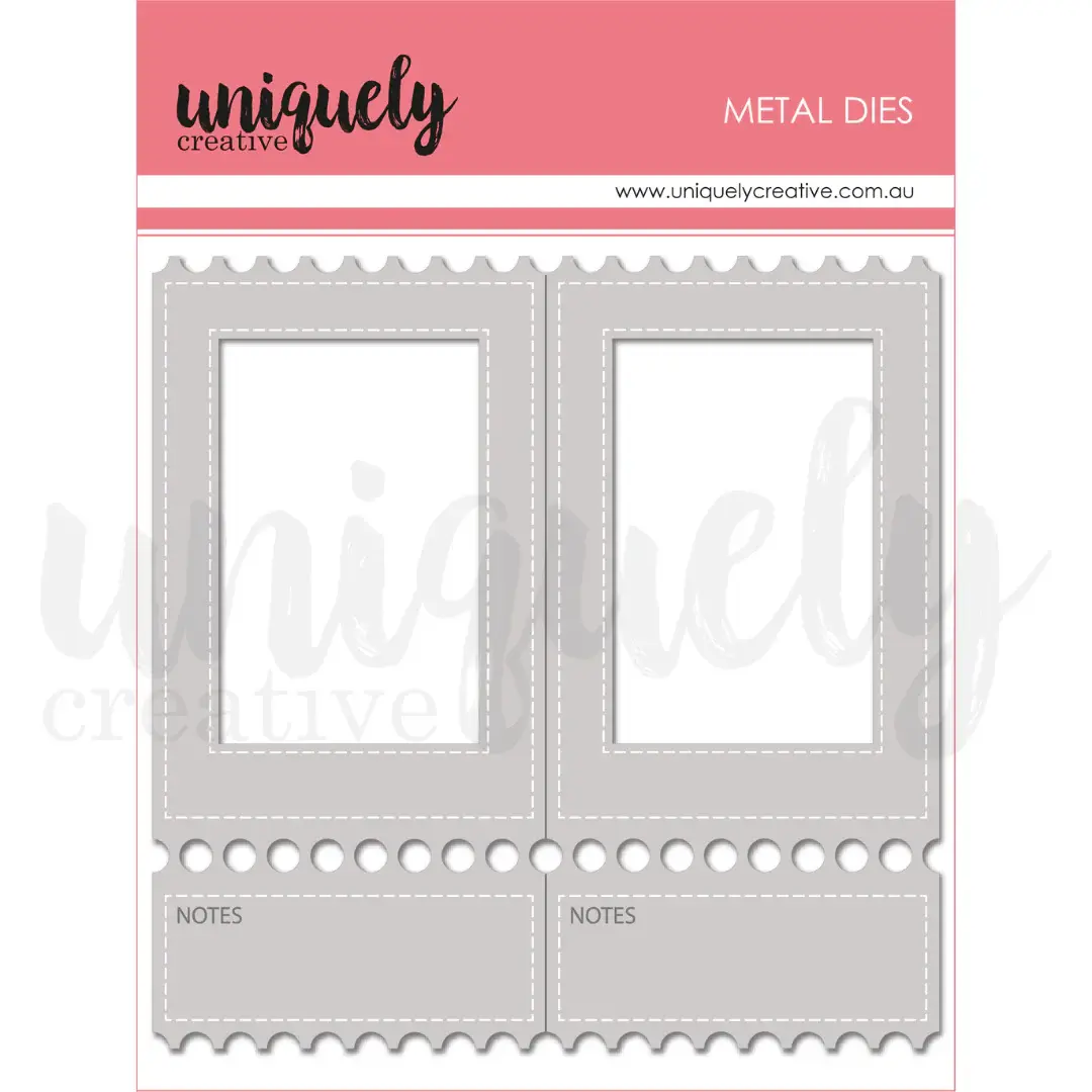Folding Ticket Frame Die