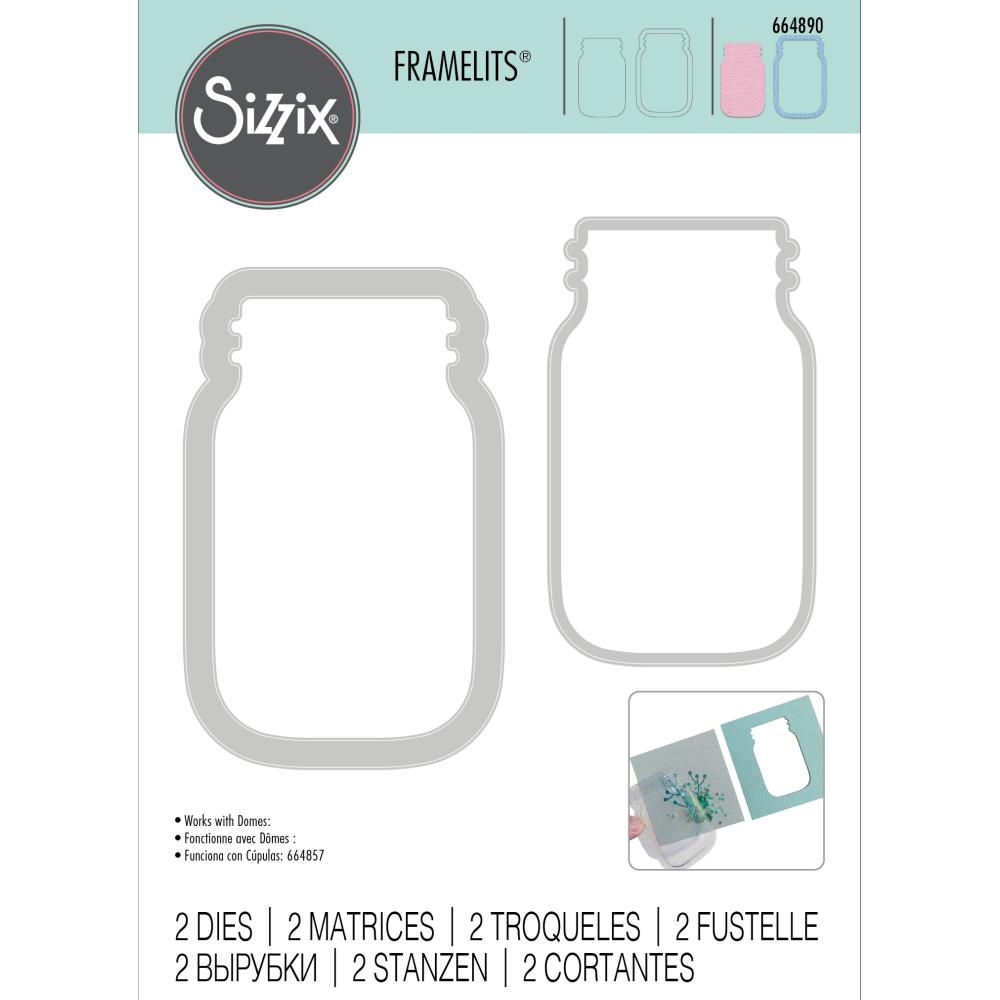Sizzix Framelits Dies Jar 2/Pkg