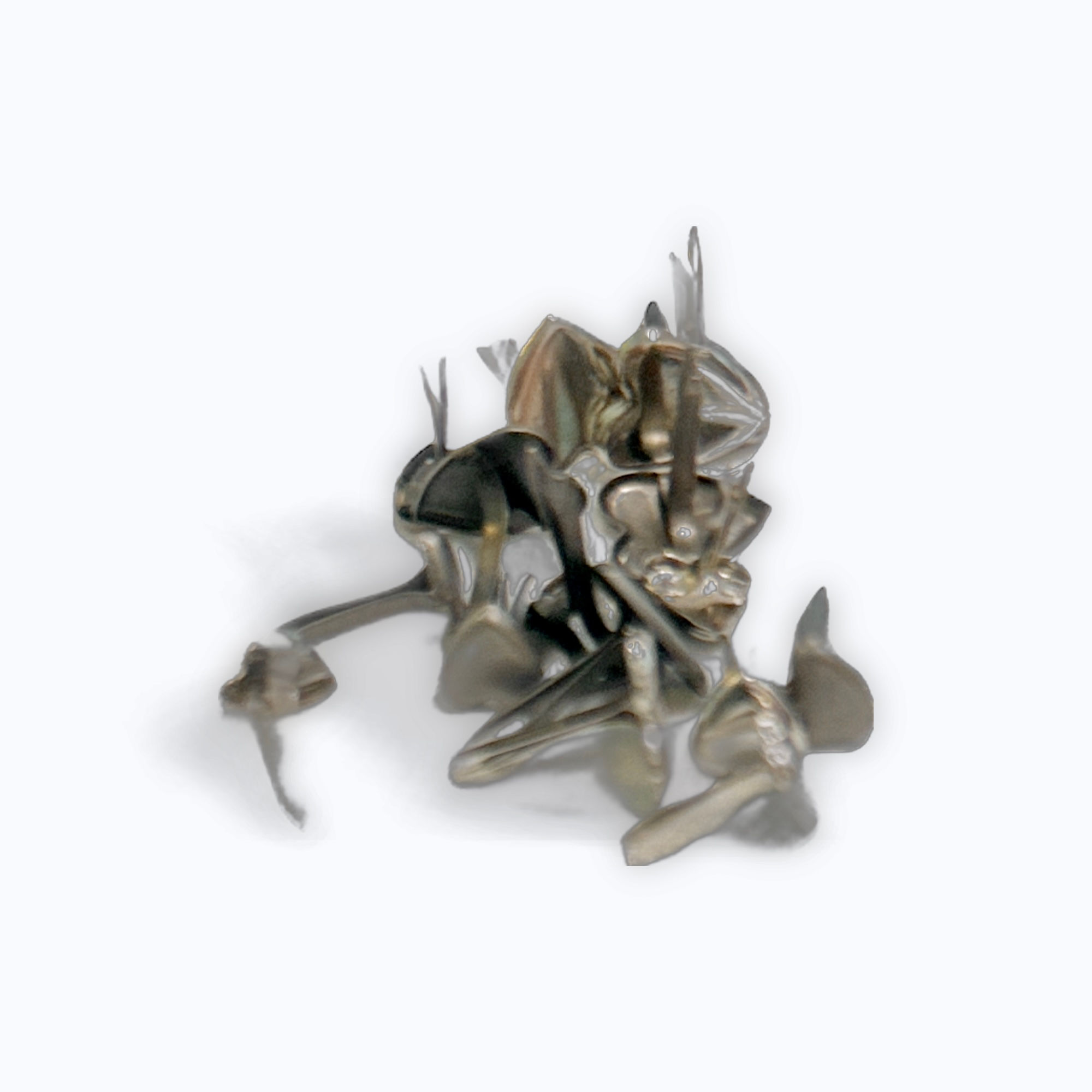 Metal Heart Brads mixed 