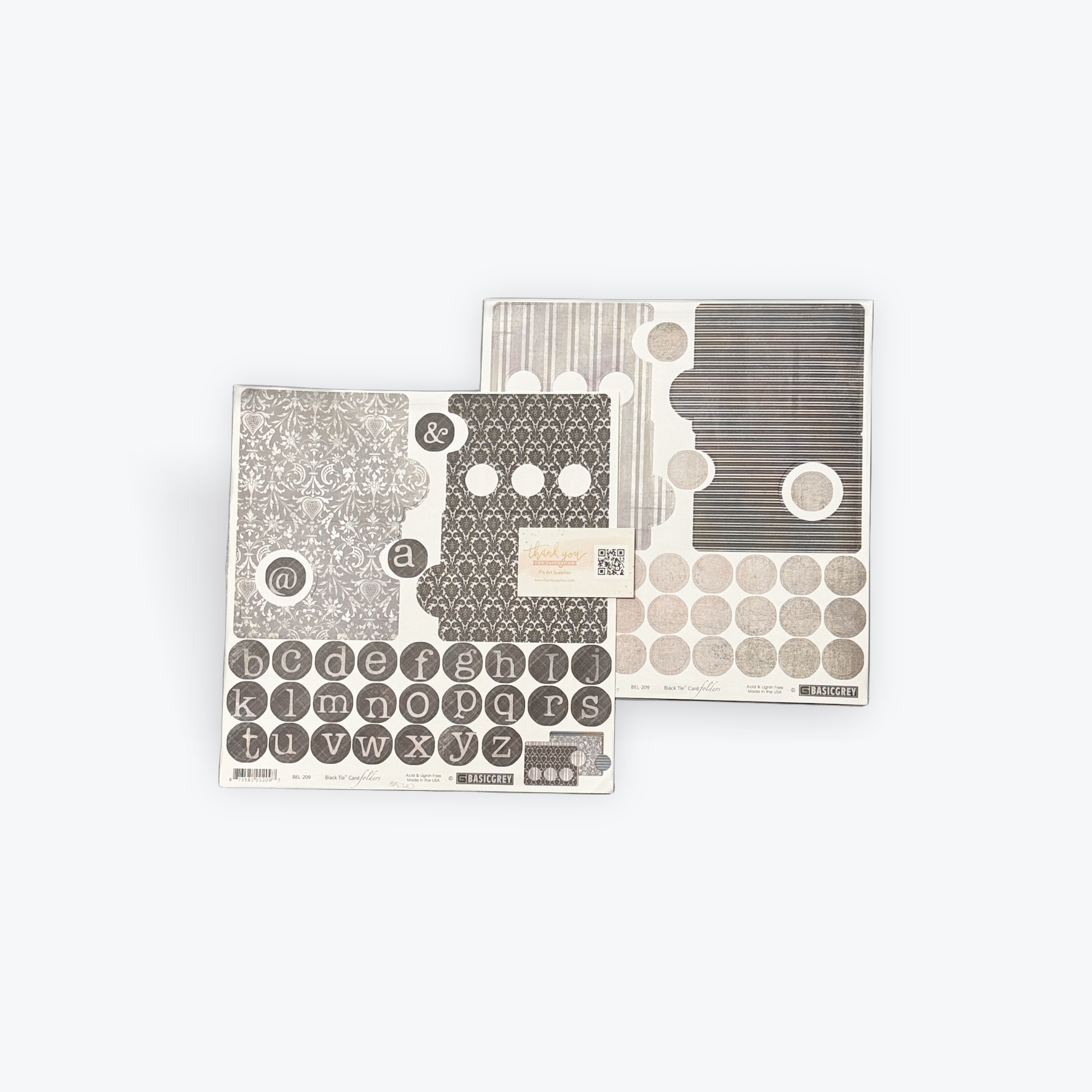 Black Tie card folders   