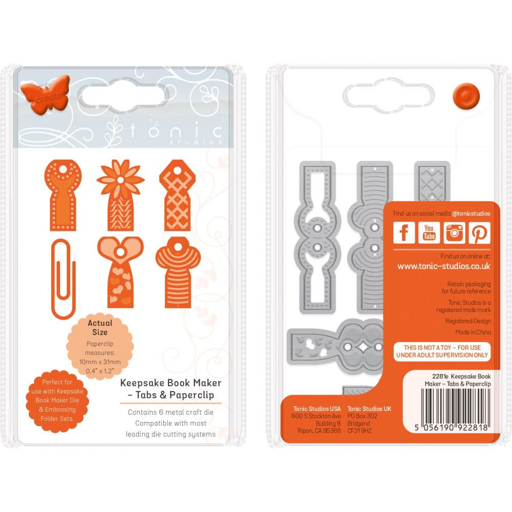 Tabs & Paperclip - Tonic Keepsake Book Maker