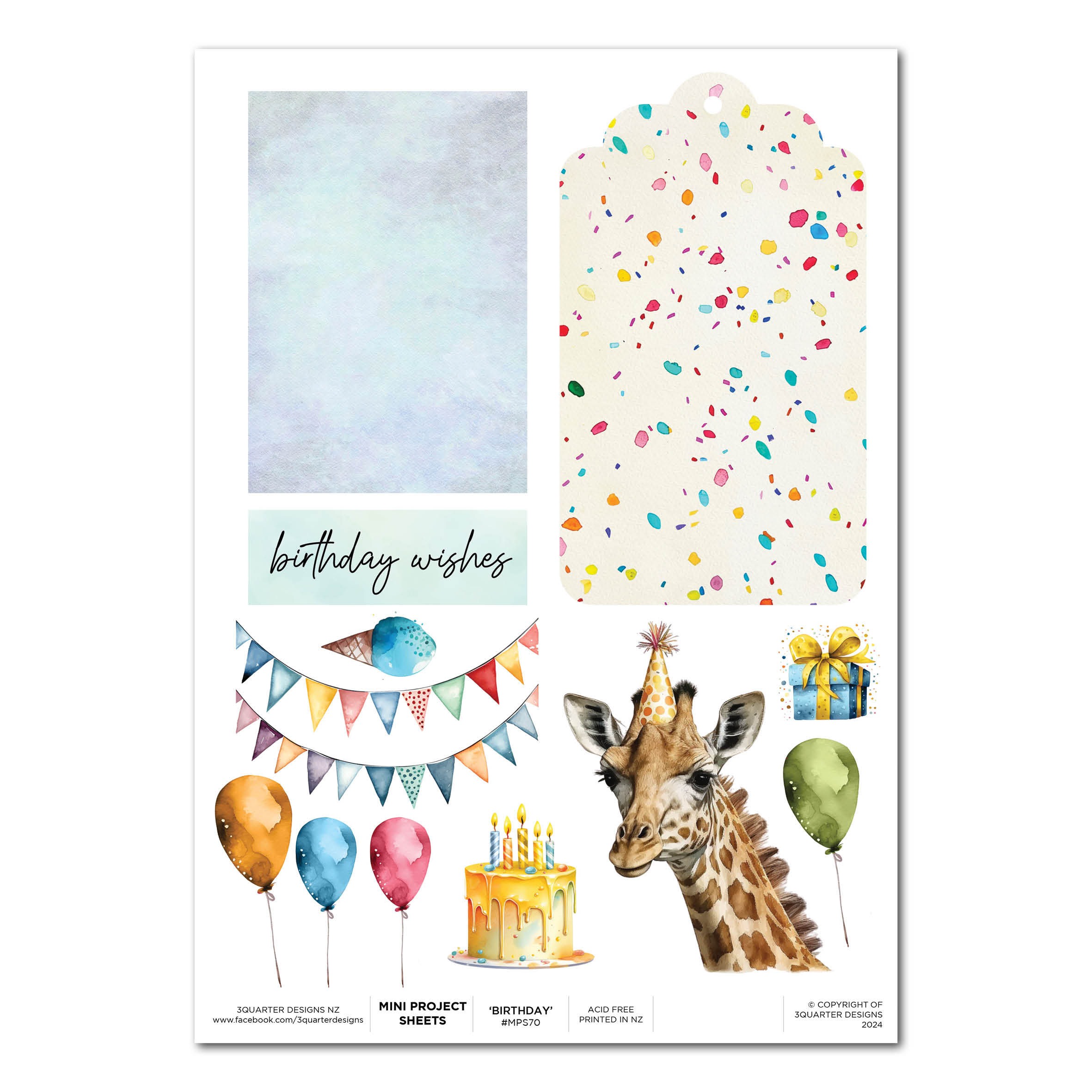 Birthday Mini Project sheet