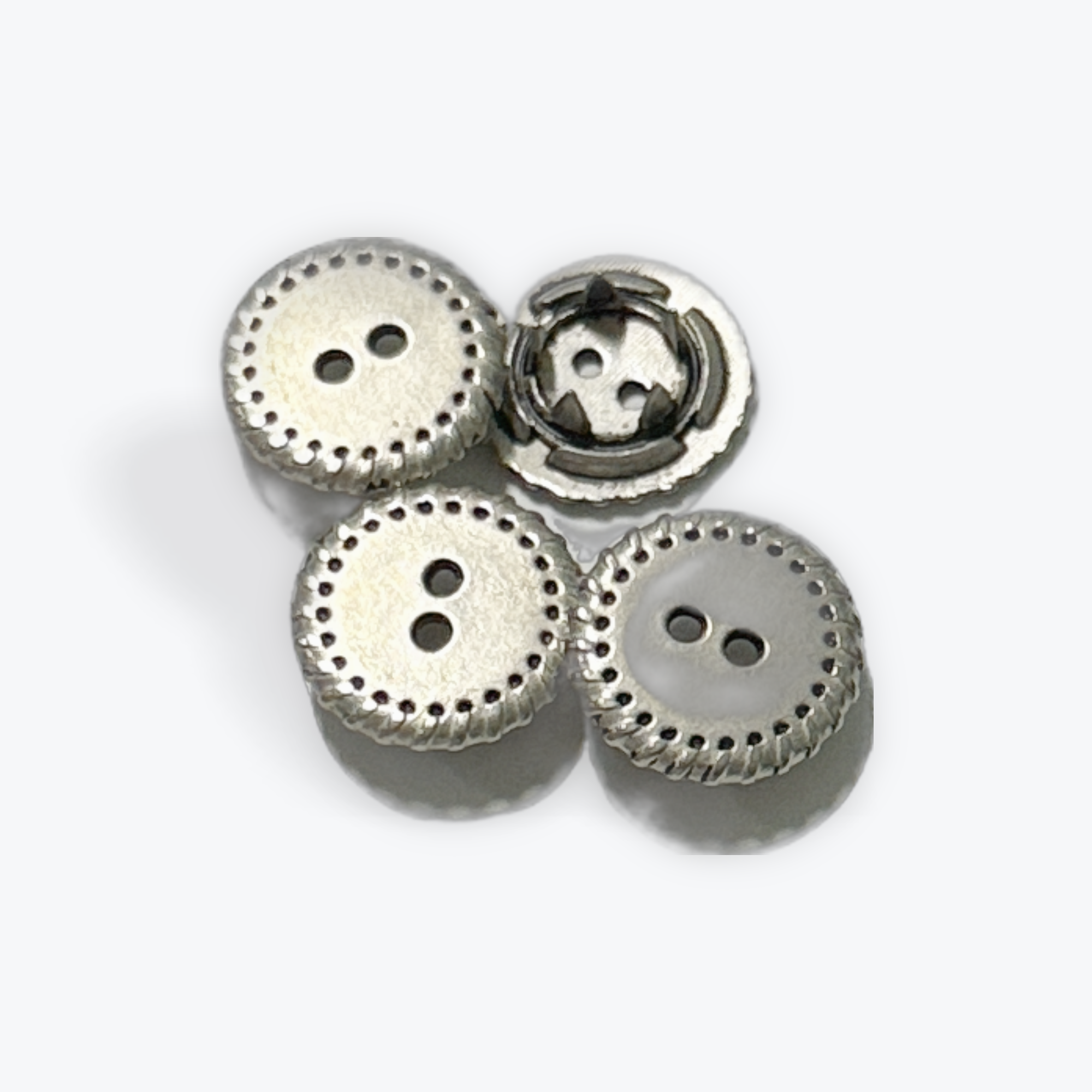 Silver Metal Buttons