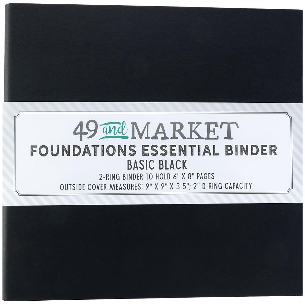 Foundations Binder Black