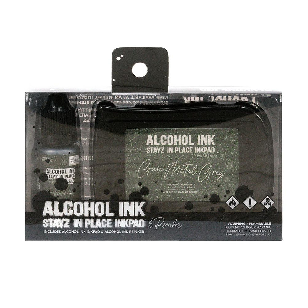 Alcohol Ink - Gun Metal Grey