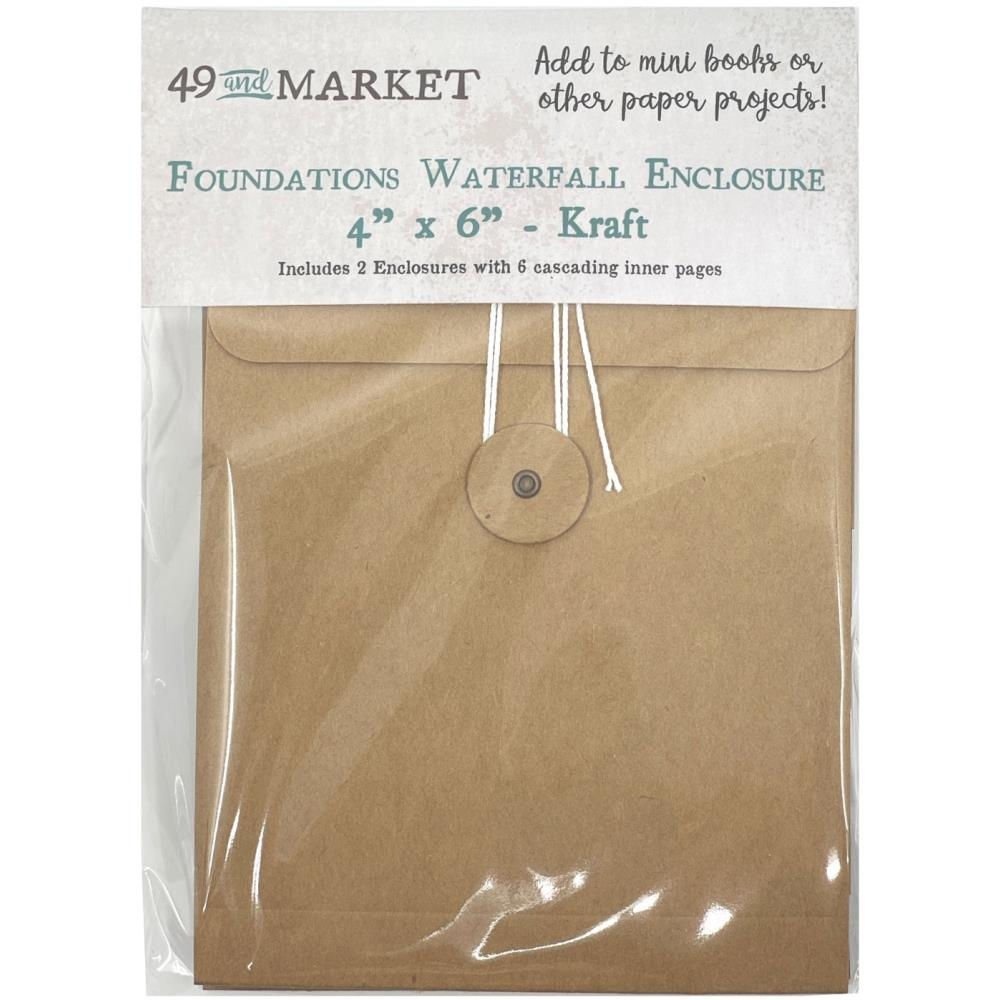 Foundations Waterfall Enclosure  4"X6" Kraft