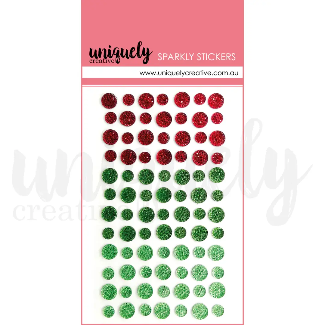 Christmas Sparkly Stickers