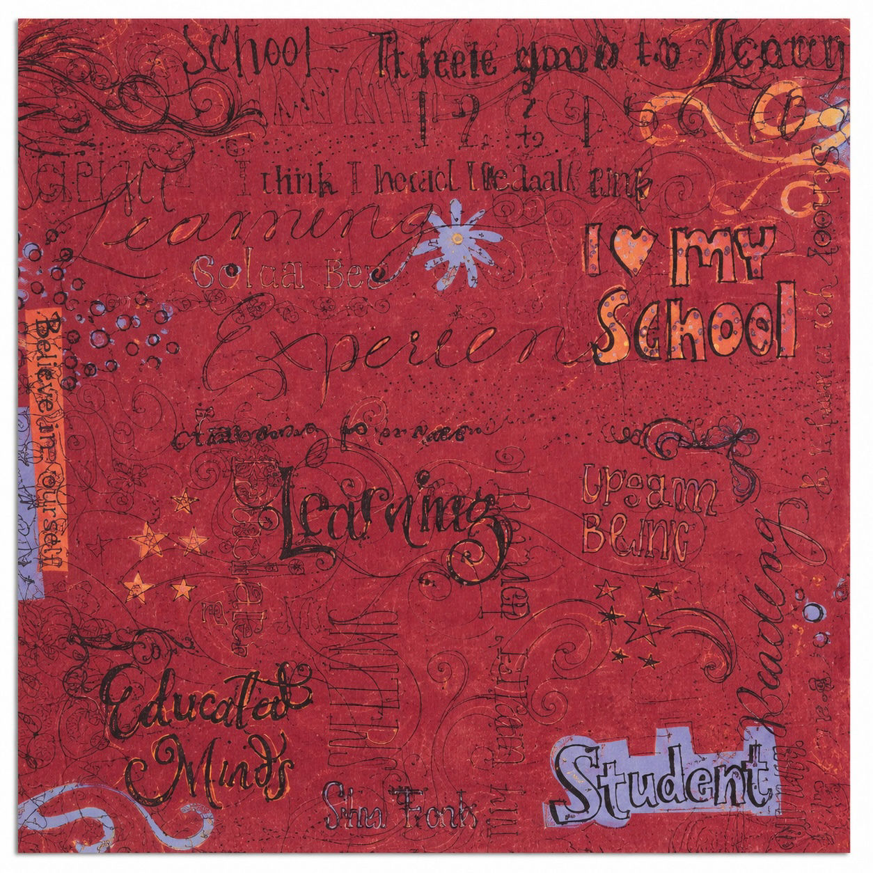 School Collage Paper
