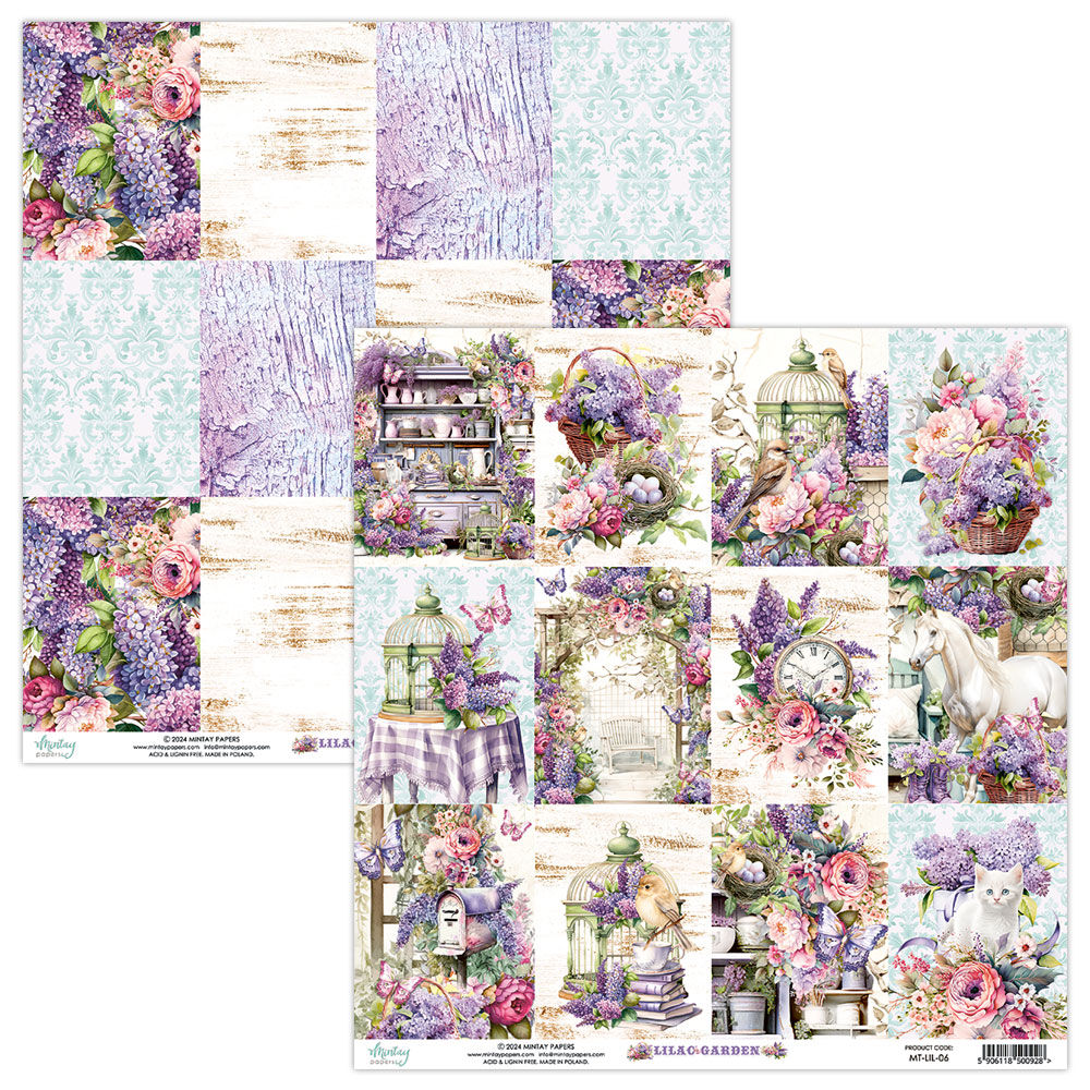 Lilac Garden Paper 6