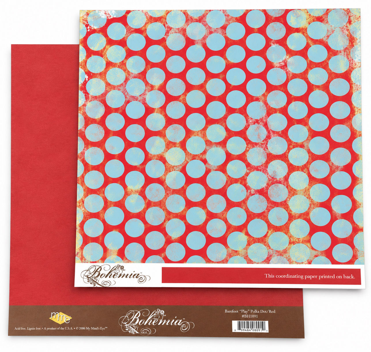 Play Polka Dot/Red paper