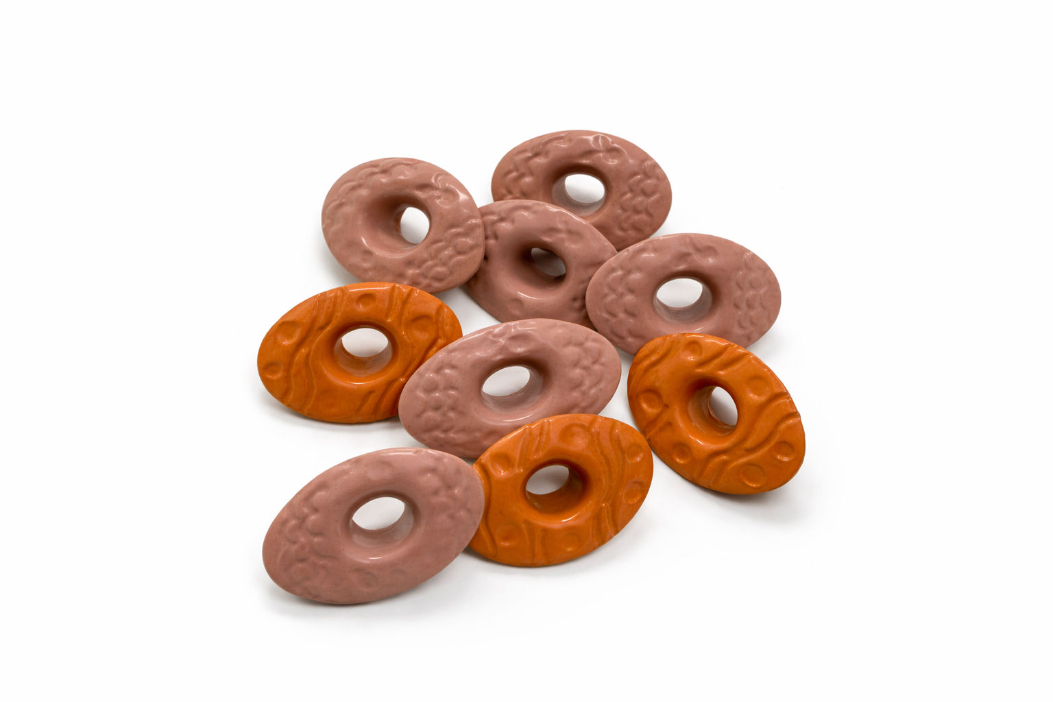 Peach/Orange Mix Easter Egg Eyelets