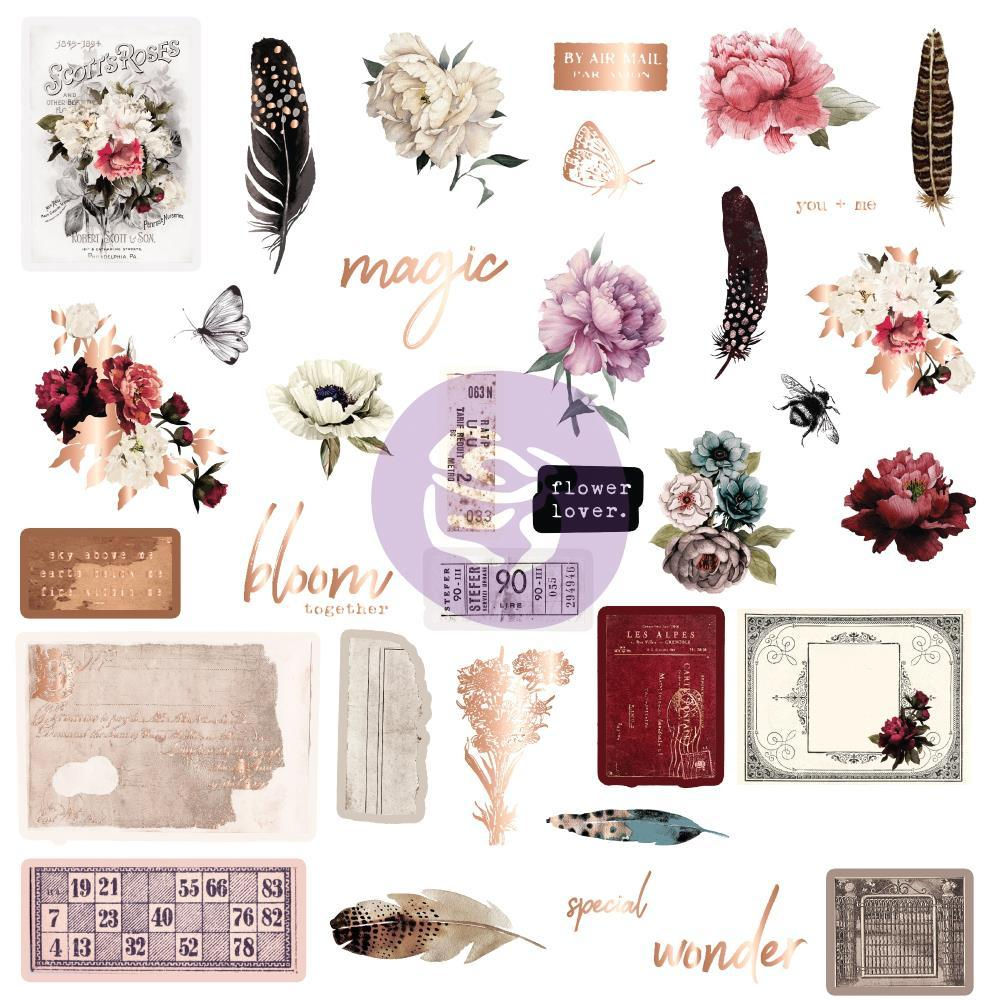 Midnight Garden - Ephemera 35 pieces