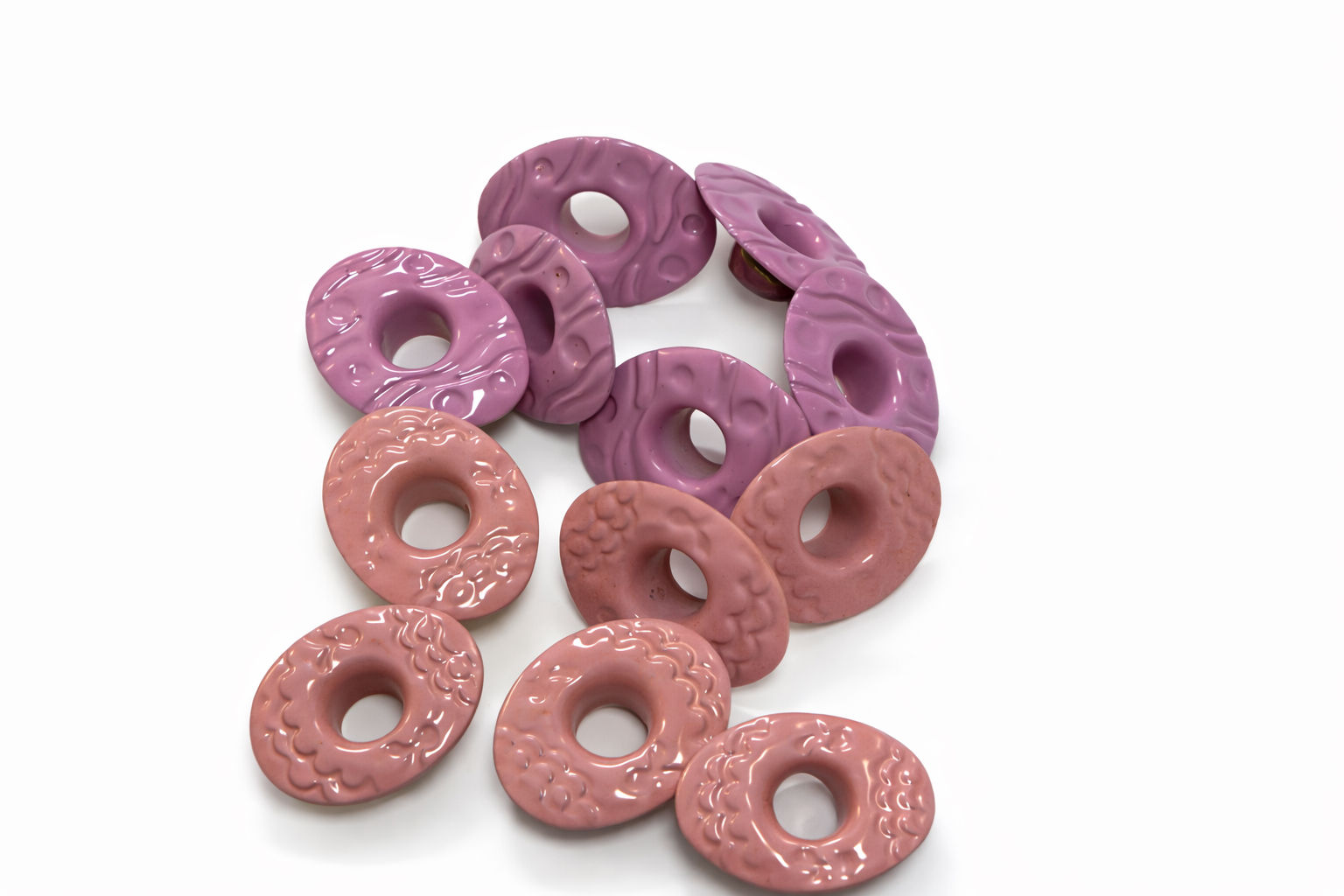 Pink Mix Easter Egg Eyelets