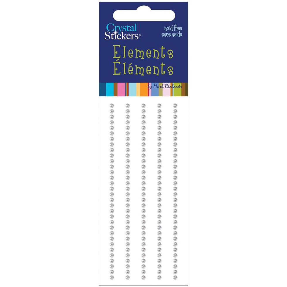 Crystal Stickers Elements 2mm Round 160/Pkg