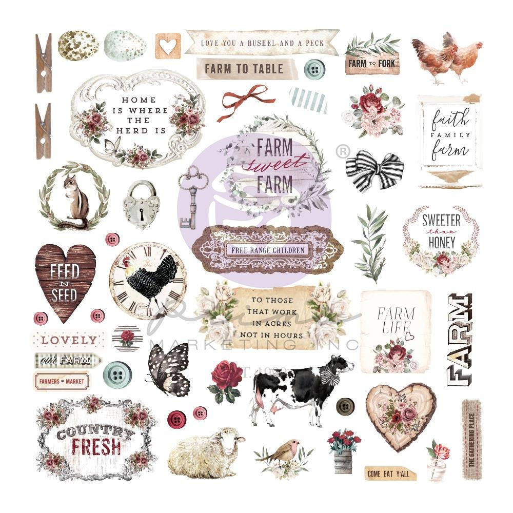 Farm Sweet Farm - Ephemera & Stickers