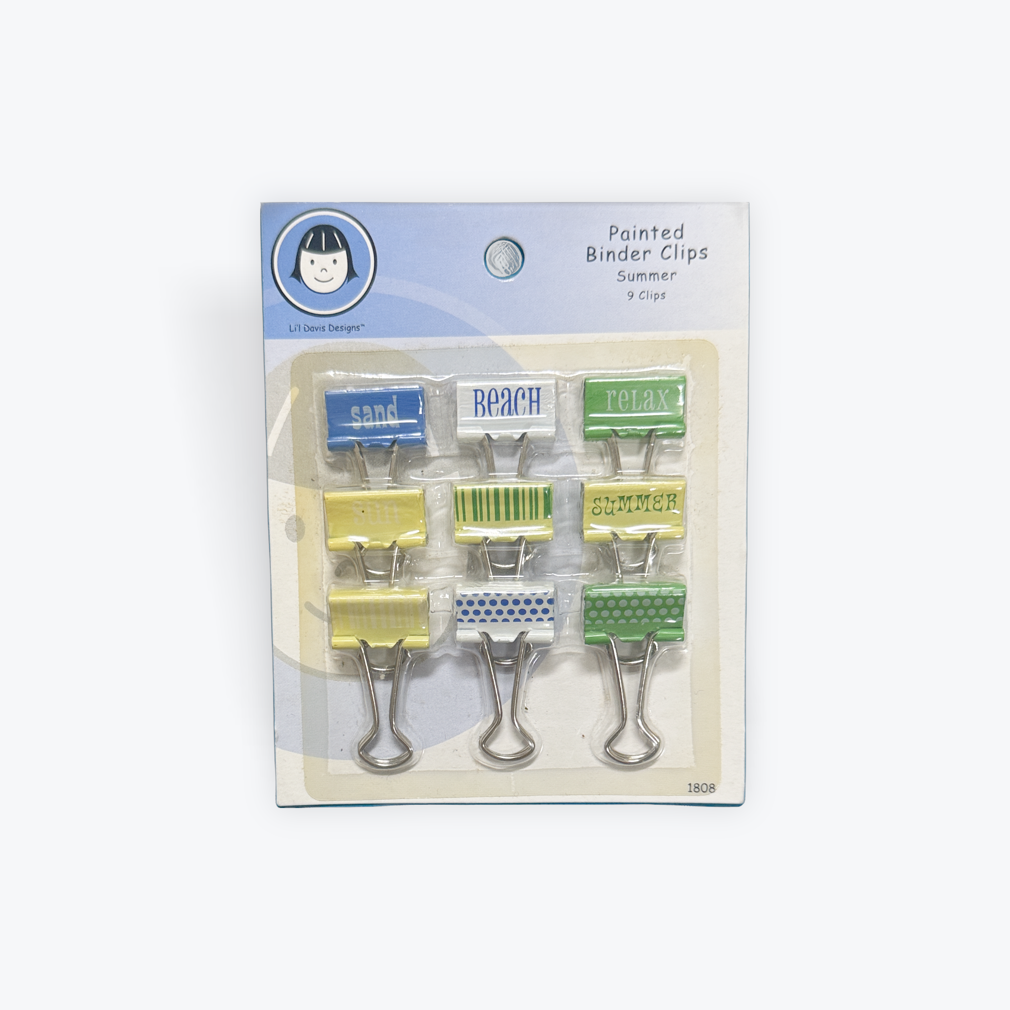 Summer Binder Clips 