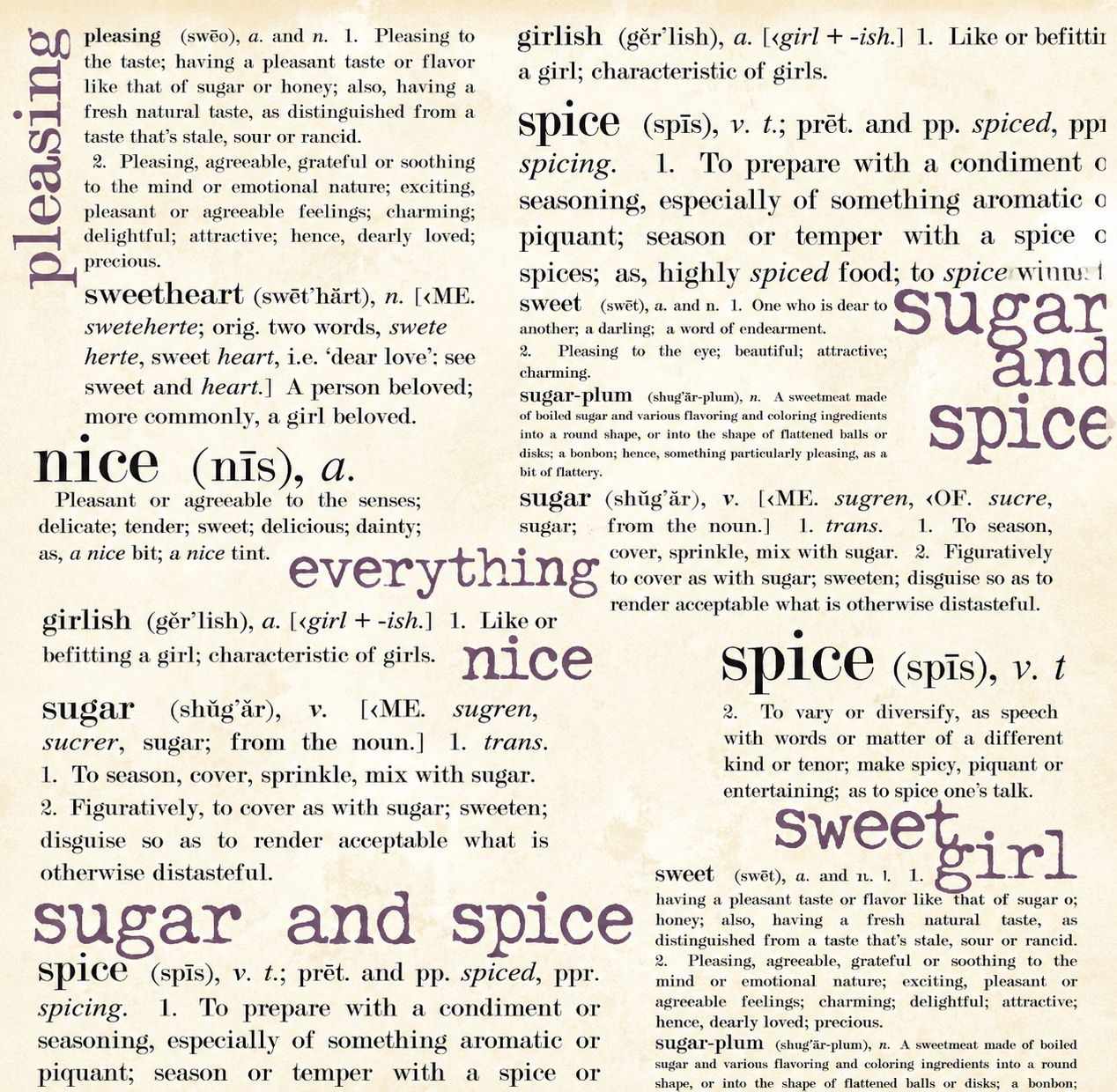 Love Worn Girly Things paper 