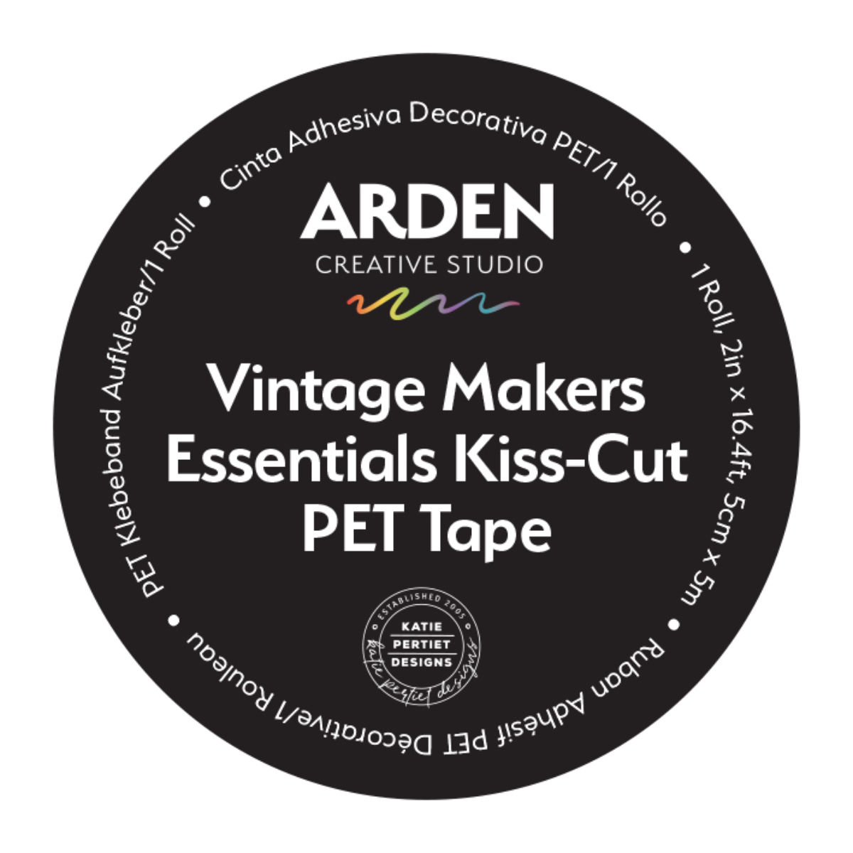 Essentials Kiss-Cut PET tape Vintage Makers