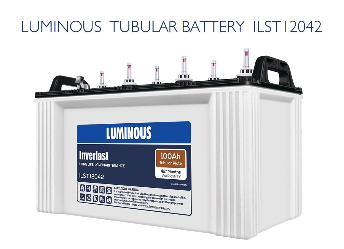 LUMINOUS TUBULAR BATTERY 100AH ILST12042