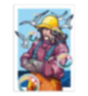 Hummer mossan, 70 x 50 cm