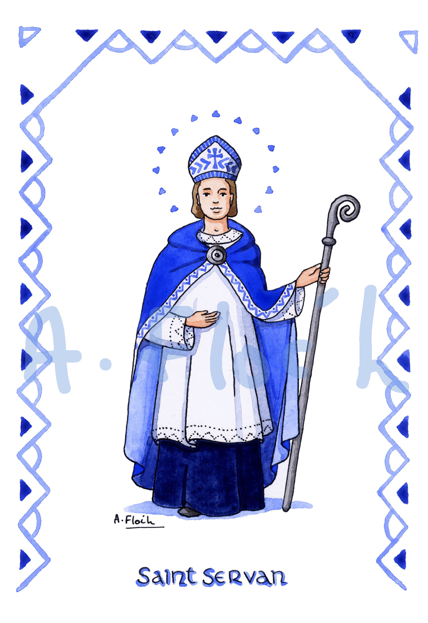 Illustration saint Servan