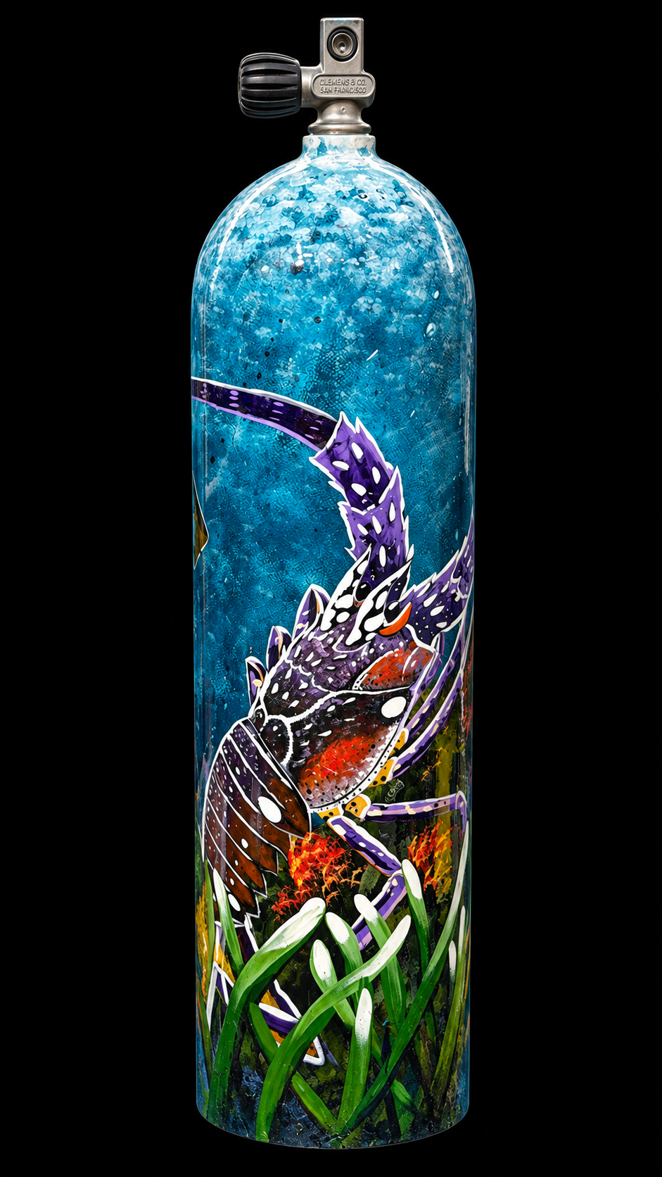 Lobster Dive Tank painted by Danilo Alayon