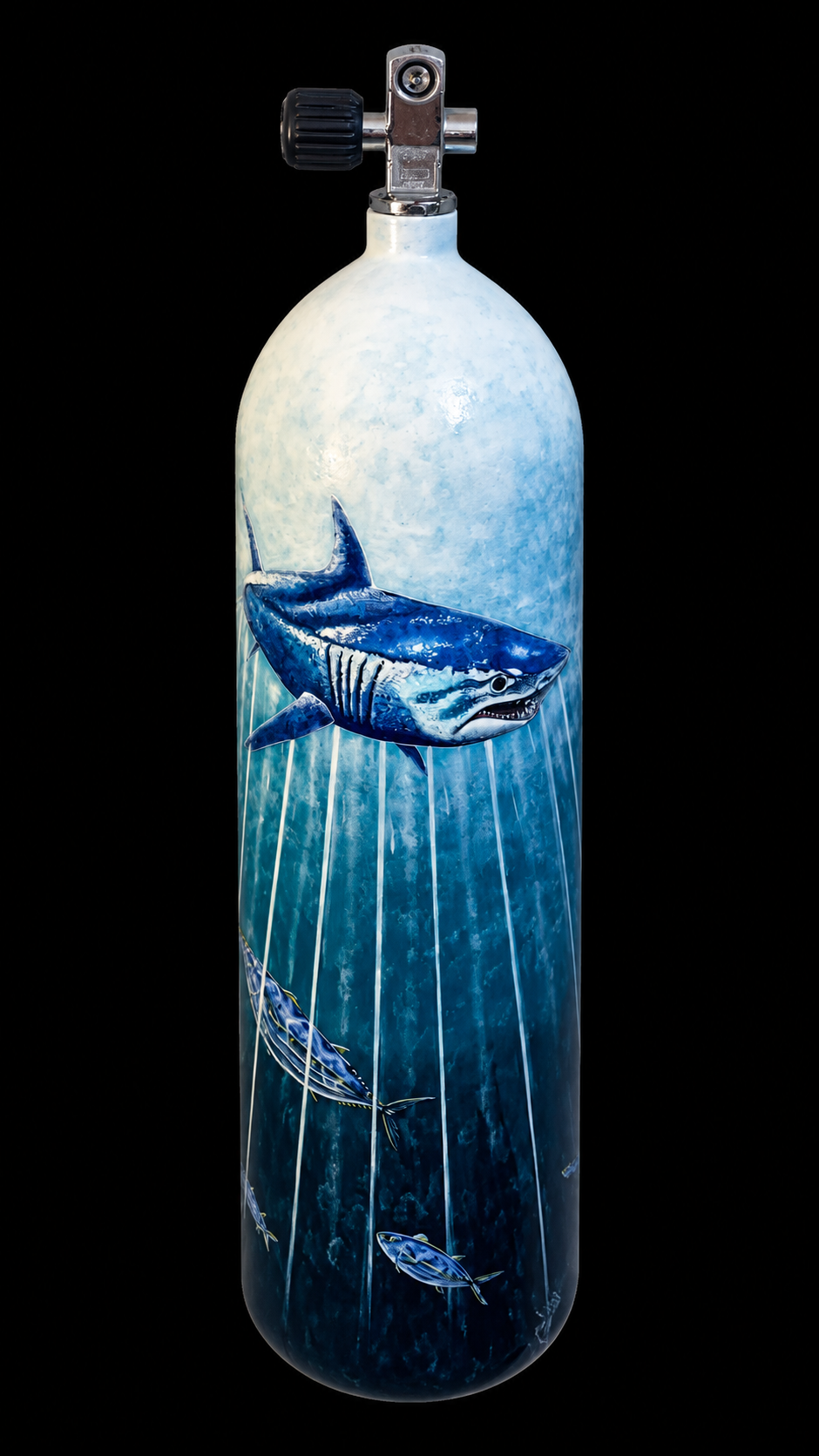 Shark — Deep Blue painted by Danilo Alayon