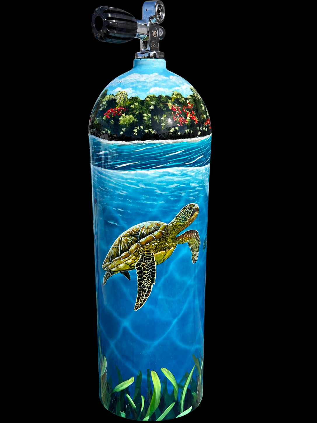 Sea Turtle — Coastal Waters painted by Danilo Alayon