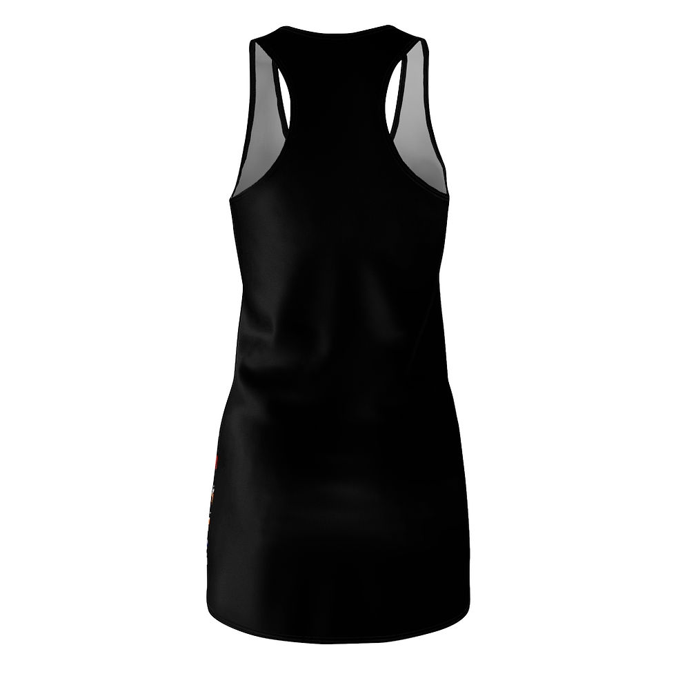 Thumbnail: My Womanhood Disrupts Adversity Women's Cut & Sew Racerback Dress
