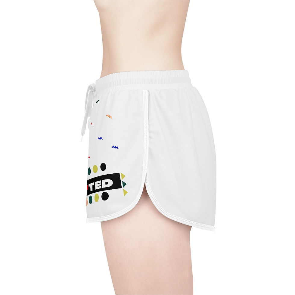 Thumbnail: Adversity Disrupted Women's Relaxed Shorts (AOP)