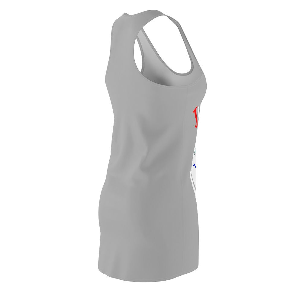 Thumbnail: My Womanhood Disrupts Adversity Women's Cut & Sew Racerback Dress