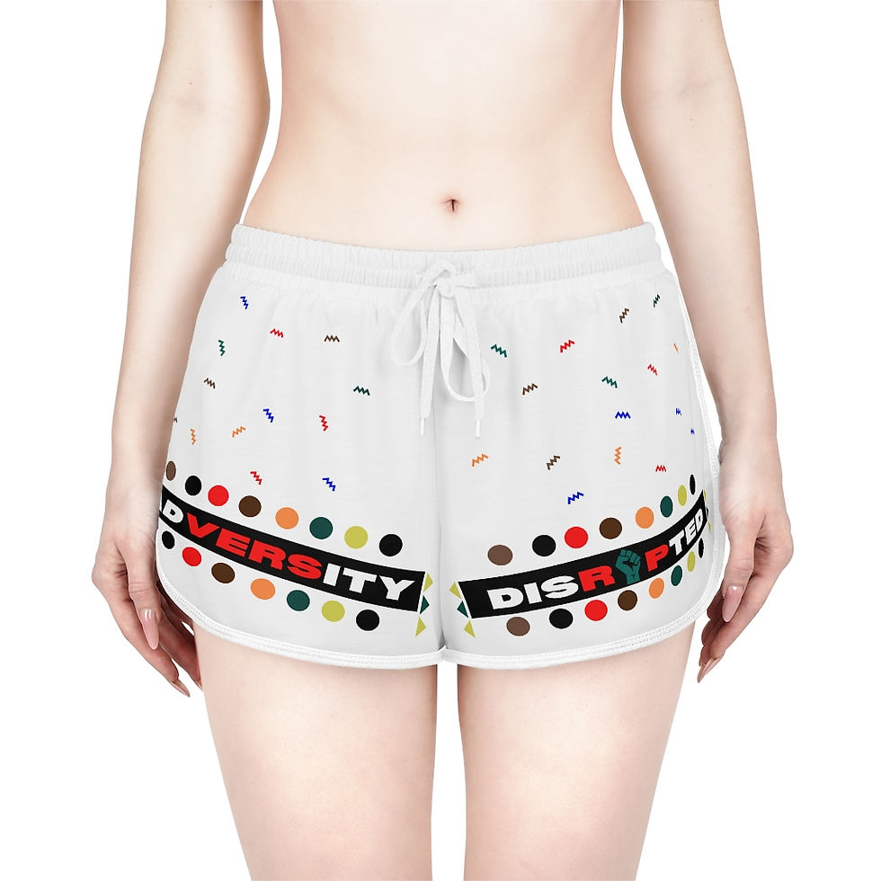 Thumbnail: Adversity Disrupted Women's Relaxed Shorts (AOP)