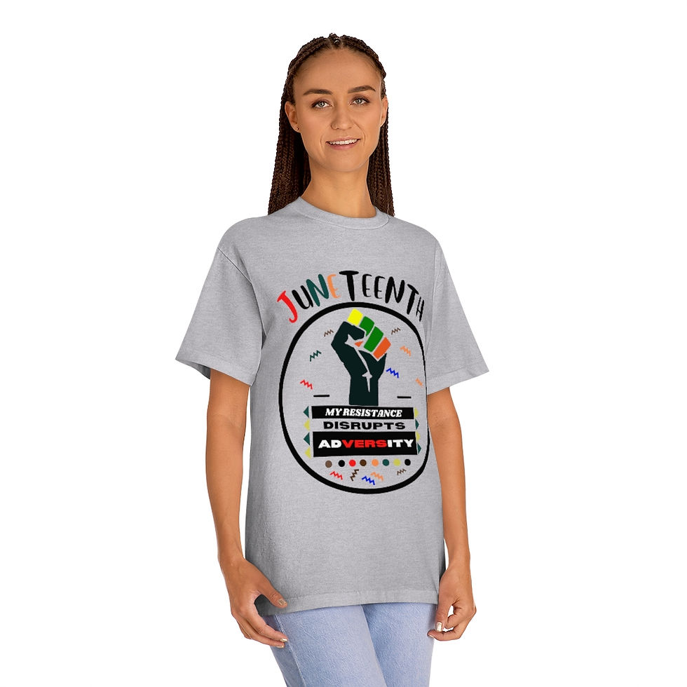Thumbnail:  My Resistance Disrupts Adversity Unisex Classic Tee
