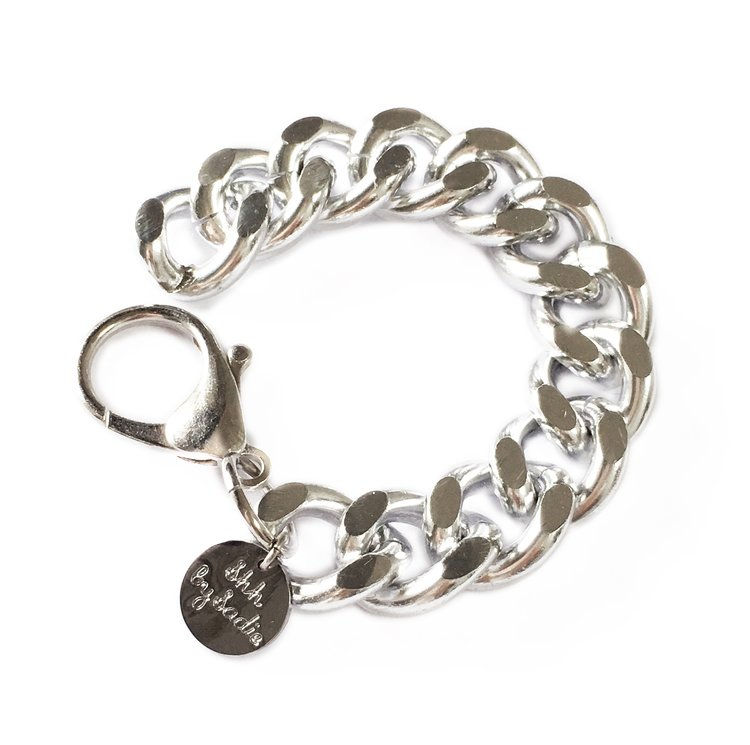 Thumbnail: Chunky Chain Bracelet - Gold / Silver