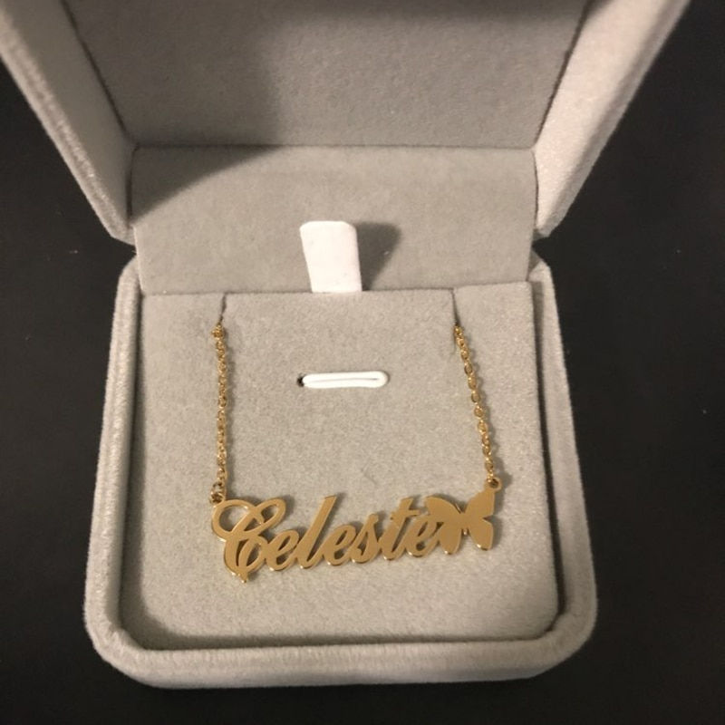 Thumbnail: Personalized Butterfly Name plate 