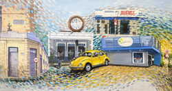 Pintura em tela para DROGARIA JAUENSE - Jaú - SP