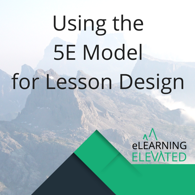 Using the 5E Model for Course Design