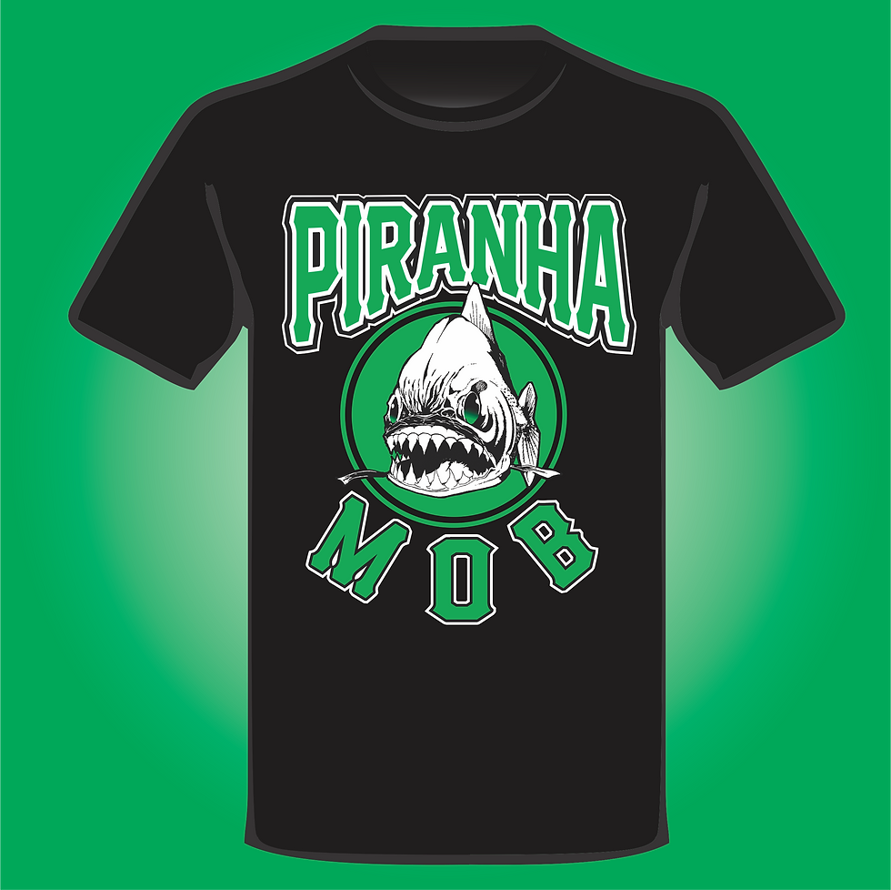 Miniatyrbild: Piranha Mob Tee-Multiple colors